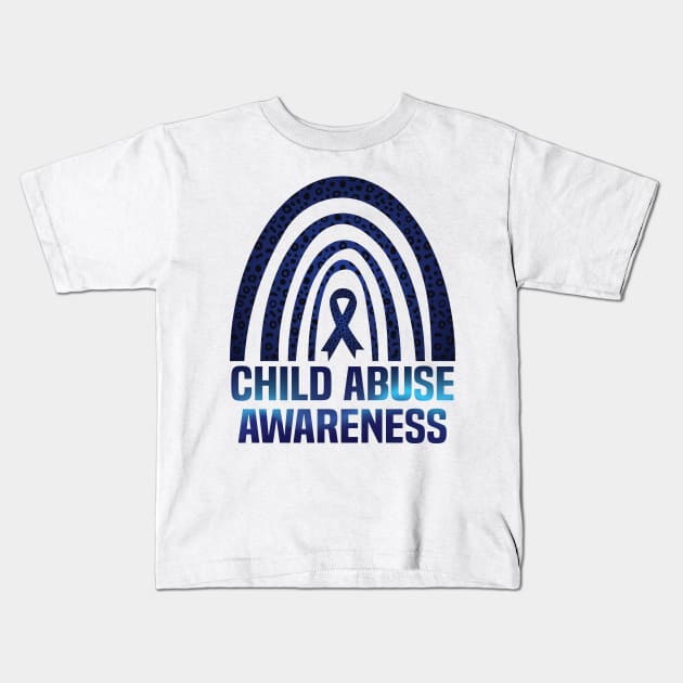 Child Abuse Awareness, 2024 National Child Abuse Prevention Awareness Month Kids T-Shirt by Uniqueify